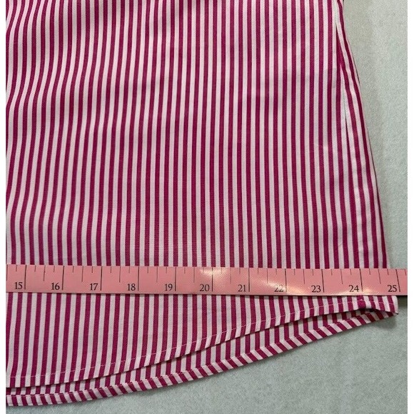 Haupt Shirt Modern Fit Men's Size XL Red Striped Collared Long Sleeve Button Up - Picture 11 of 16